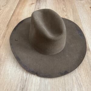 Clocks and Colours Cowboy Western Hat Size Large Brown
